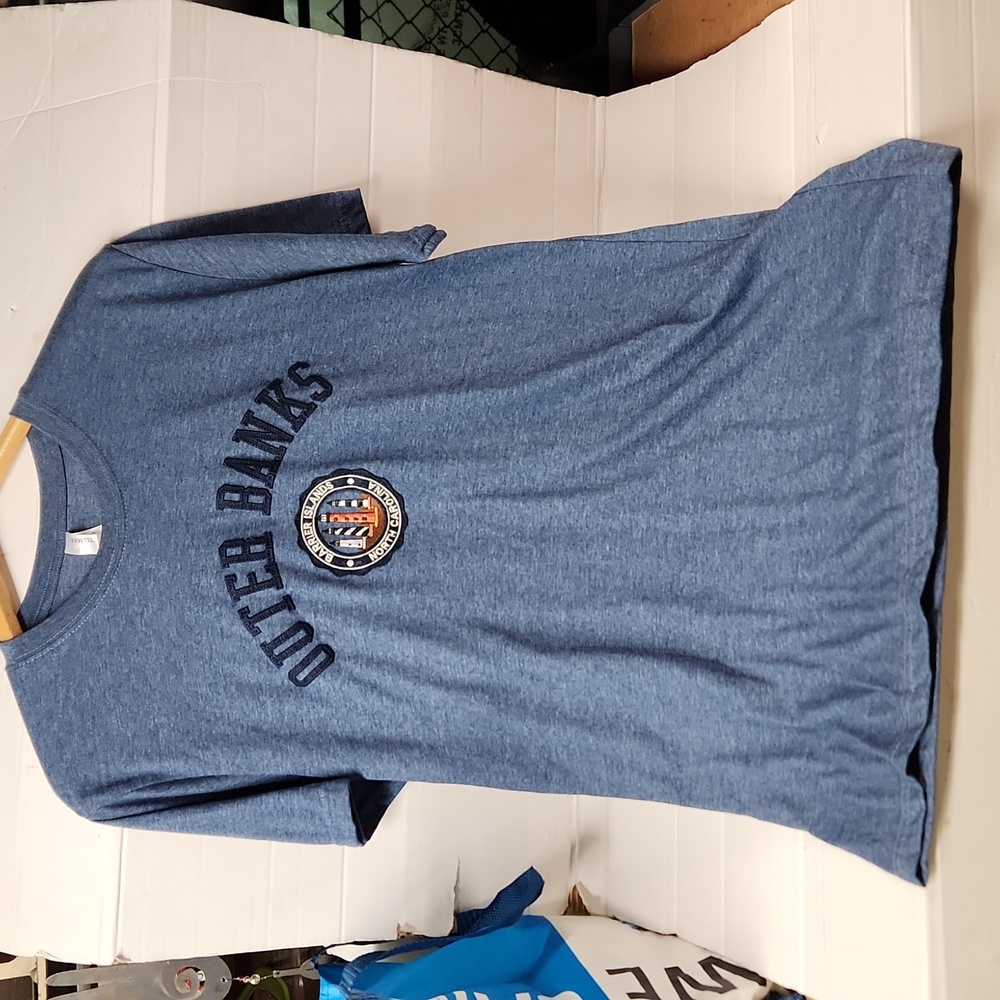 EUC Teemax Men's sz L Outer banks Barrier Island NC tshirt